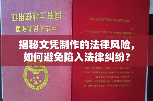 太谷揭秘文凭制作的法律风险，如何避免陷入法律纠纷？