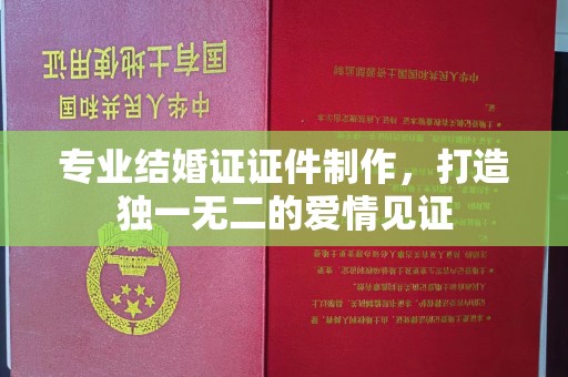 太谷专业结婚证证件制作，打造独一无二的爱情见证
